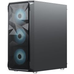 FRISBY FC-9485G 600W 80+ BRONZE 4xRGB SIYAH KASA