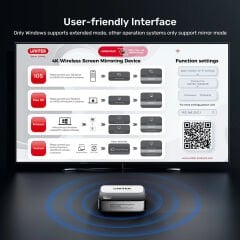 UNITEK WIRELESS 4K&60Hz KABLOSUZ GÖRÜNTÜ AKTARICI (V1162B01)