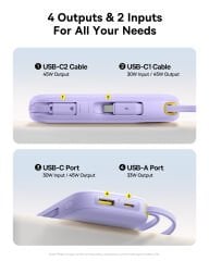 BASEUS ENERFILL FC31 20000 MAH 45W POWERBANK - MOR