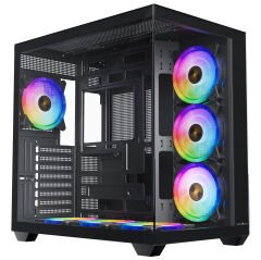 JAMES DONKEY STARK S801 7X ARGB 650W GAMING CASE BLACK