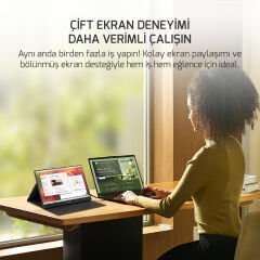 15.6 EZCOOL LITE E15 60HZ FHD PORTABLE TAŞINABİLİR MONİTÖR (SIFIR ÖLÜ PİKSEL GARANTİLİ)