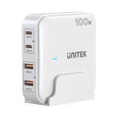 Unitek 100W Masaüstü GAN Şarjİstasyon Beyaz (P1229AWH)