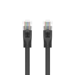 UNITEK CAT6 PATCH KABLO 10MT FLAT 1GBPS, SİYAH (C1813GBK)