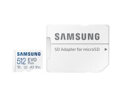 512GB SAMSUNG EVO PLUS MICROSDXC UHS-I U3 V30 A2 160MB/s MB-MC512SA/TR