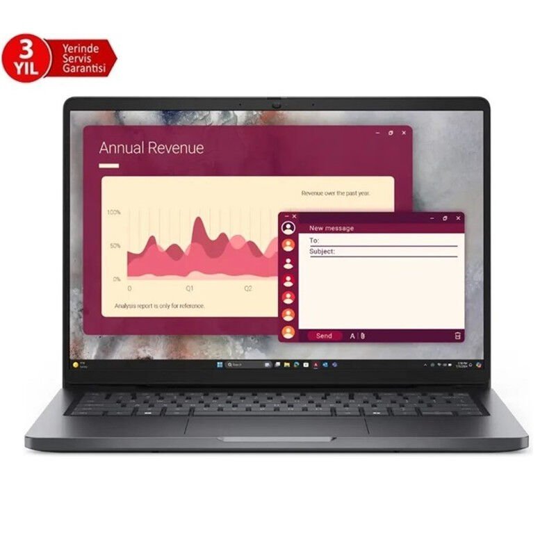 DELL PRO 14 CORE U7-255U 16GB 512GB SSD 14'' UBUNTU BTO107_PC14250_U
