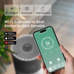XENON SMART X7420 M0 AKILLI HAVA TEMIZLEYICI GRI