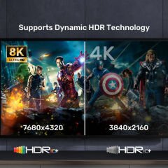 UNITEK HDMI2.1 KABLO 3MT 8K&60Hz (C11086GY01-3M)