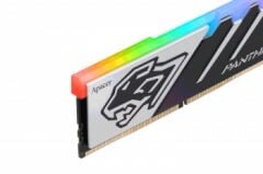 Apacer Panther RGB 16GB 1x16GB 5200MHz CL40 DDR5 Gaming Ram (AH5U16G52C5229BAA-1)