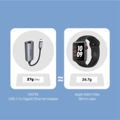 UNITEK USB TYPE-C TO GIGABIT ETHERNET (U1312A)